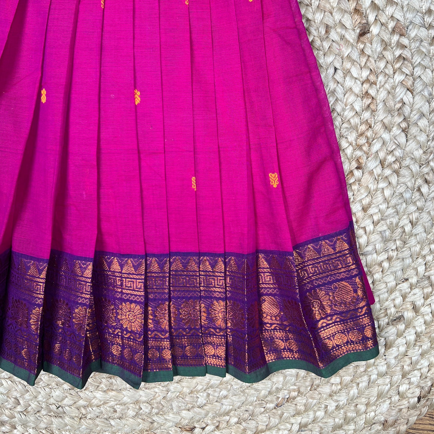 Rani Pink Kanchi Cotton Frock