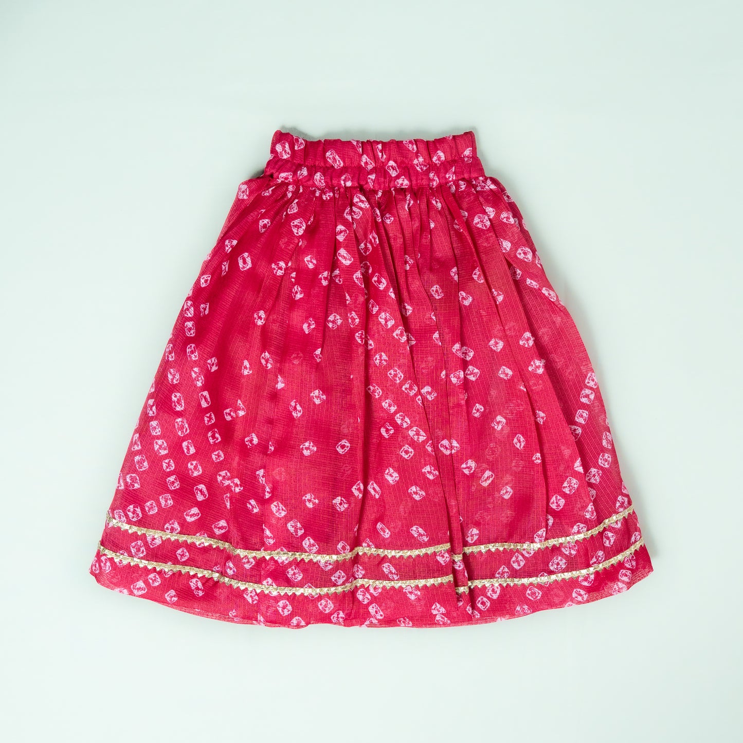 Pink Kota Bandhani Lehenga