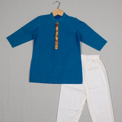 Festive kanchi Cotton Kurta and pant