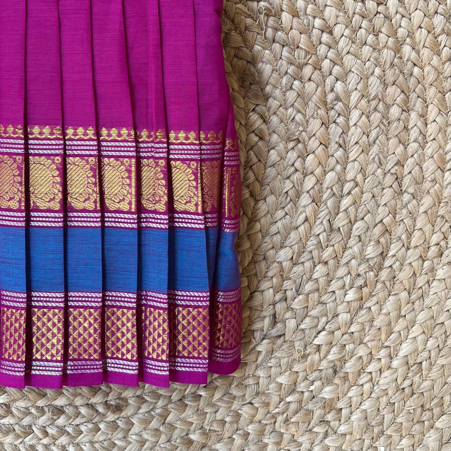 Rani Pink Chettinad Cotton Frock