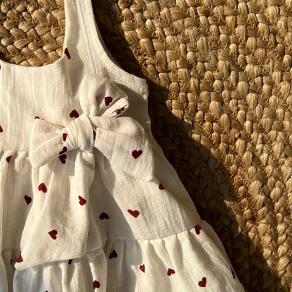Little Heart Ruffle Dress