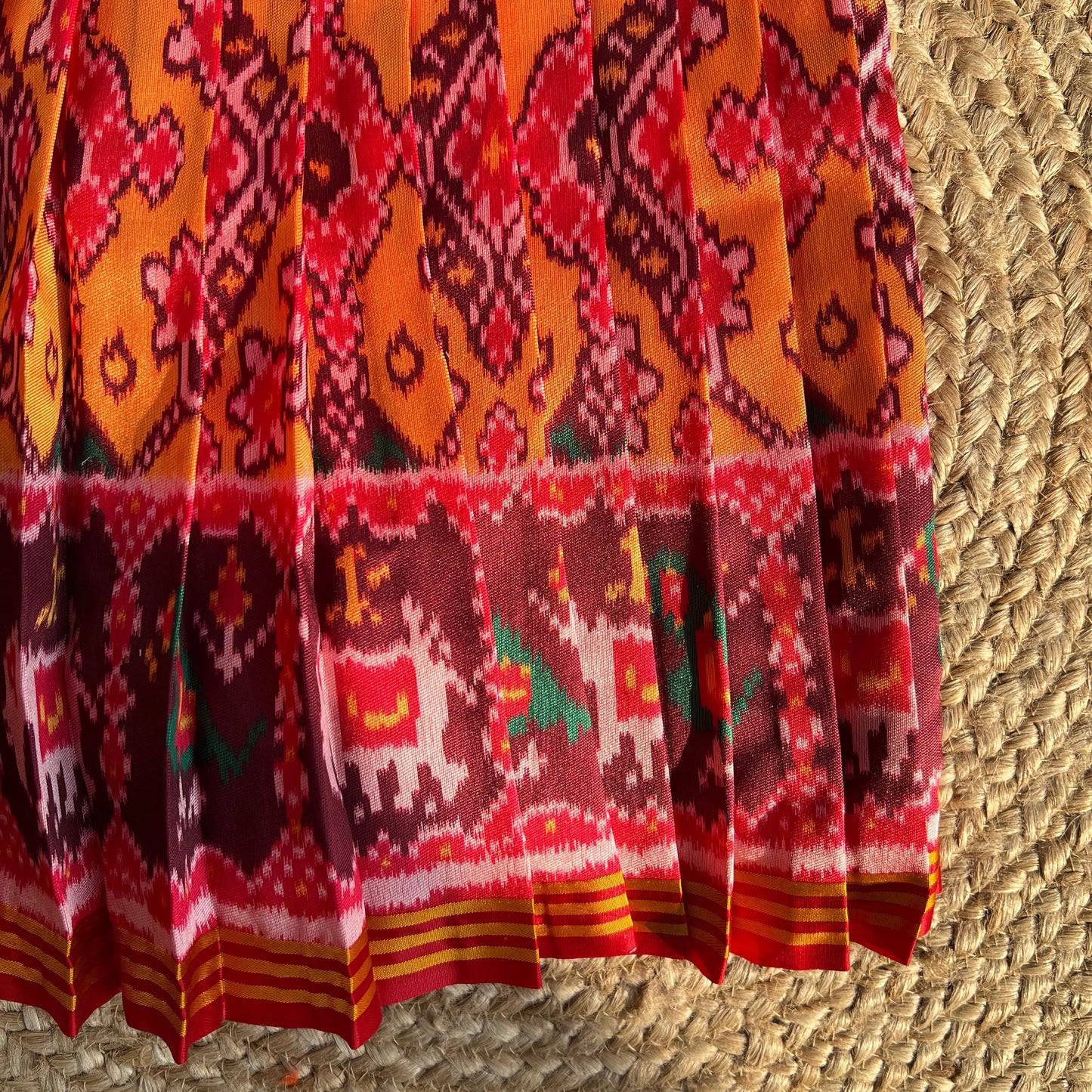 Mustard Yellow Patola Lehenga Set