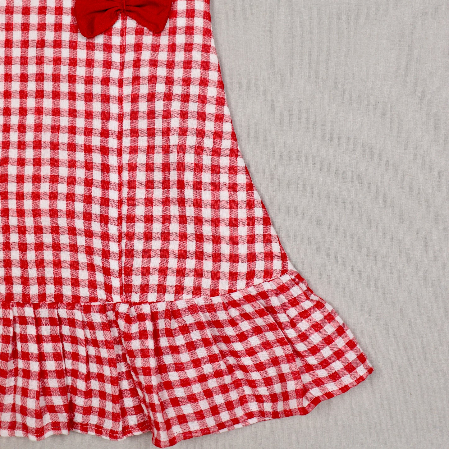 Red and White checkered frock