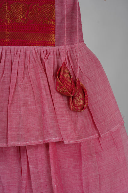 Pink Kanchi Cotton Frock