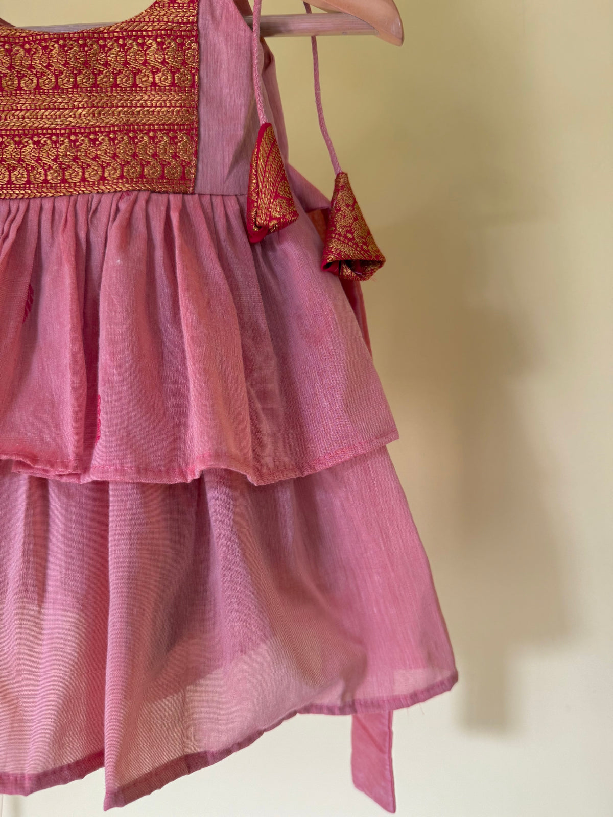 Sandalwood Kalyani Cotton Ruffle Frock