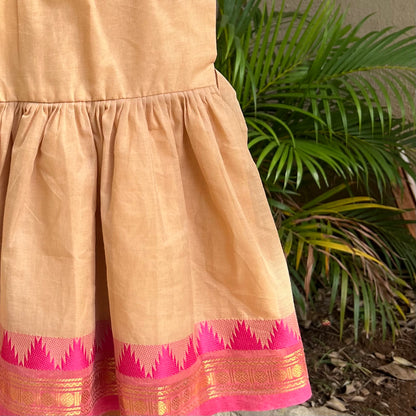 Beige Kanchi Cotton Sharara Set