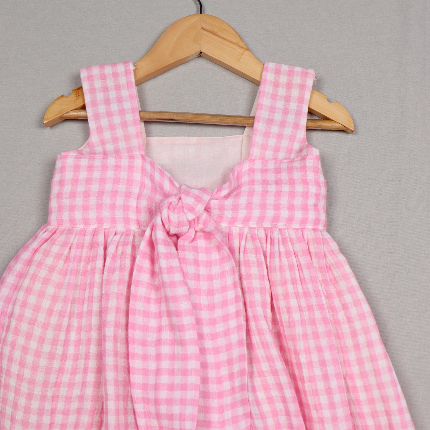 Baby Pink Checked frock