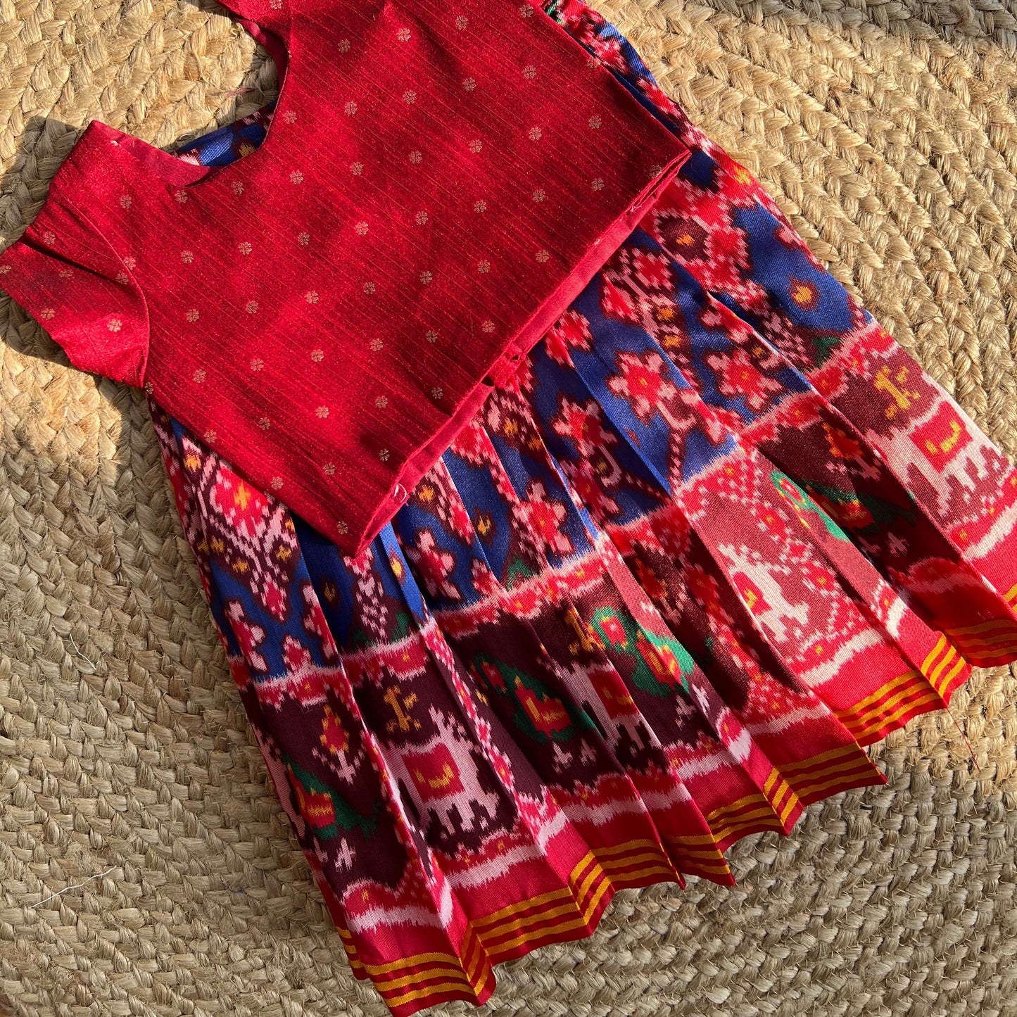 Royal Blue Patola Lehenga Set