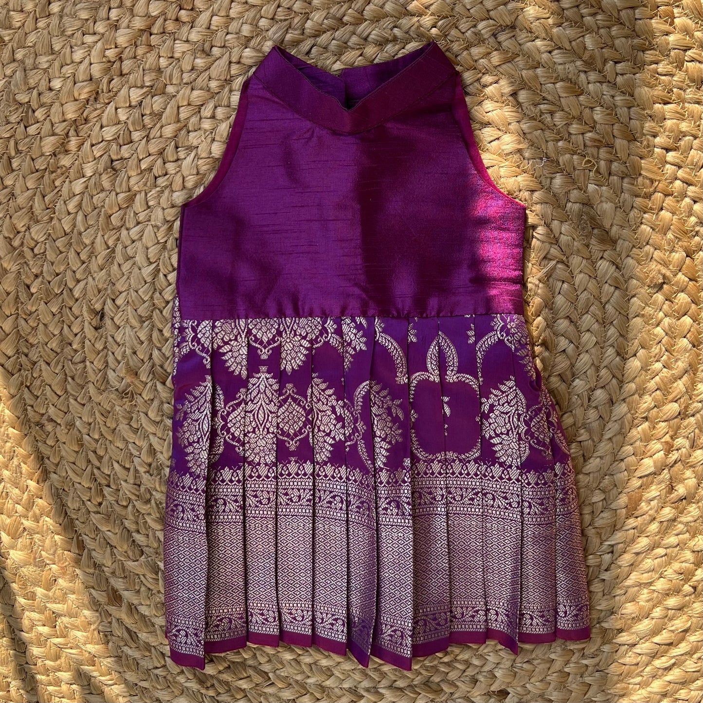 Benarasi Halter Neck frock