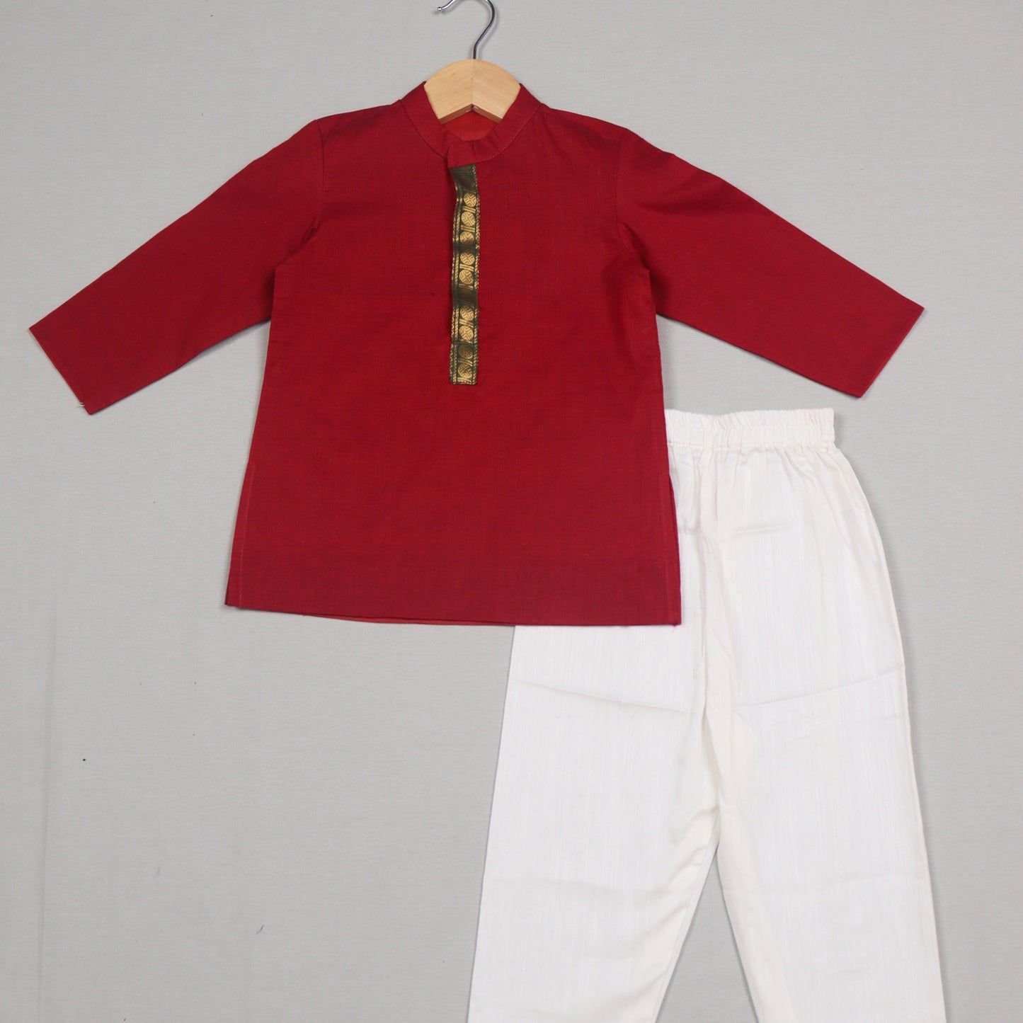 Festive kanchi Cotton Kurta and pant