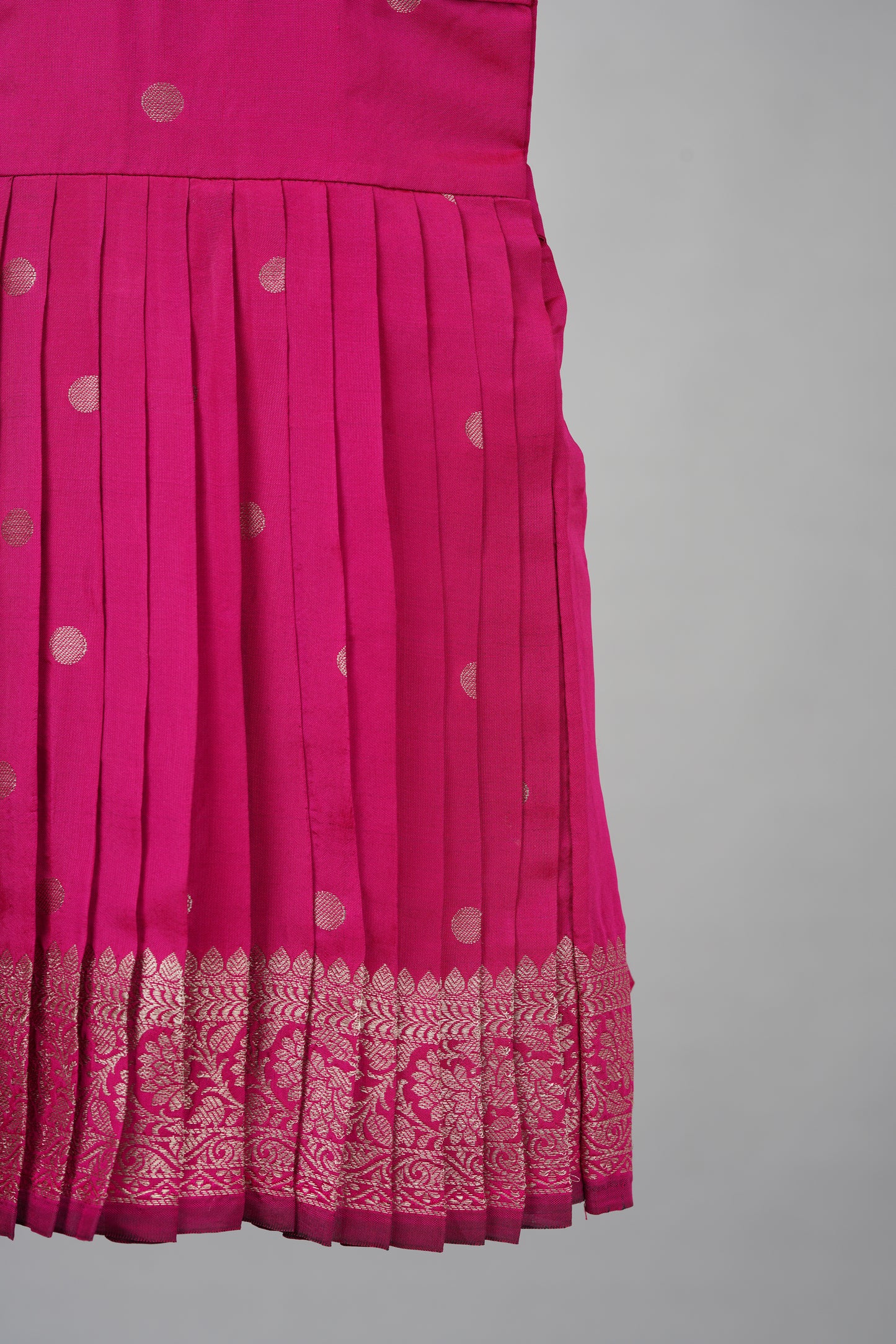 Rani Pink Banarasi Frock