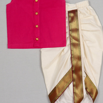 Festive kanchi Cotton Kurta and Dhoti