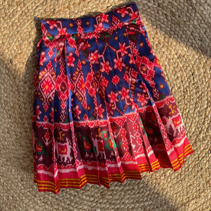 Royal Blue Patola Lehenga Set