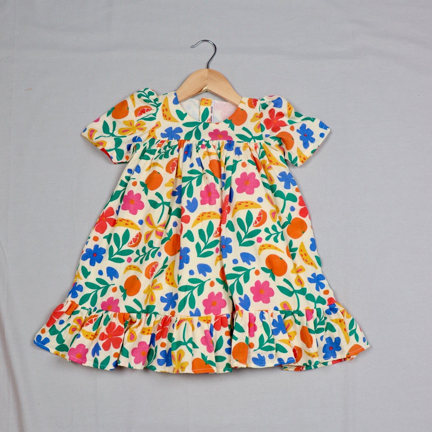 Multicolor floral frock