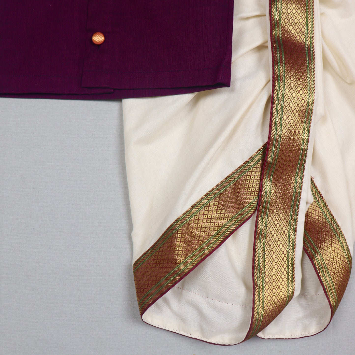 Festive kanchi Cotton Kurta and Dhoti