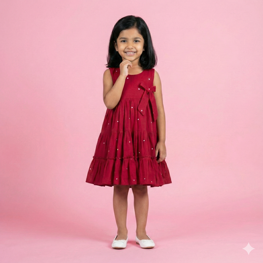 Little Heart Ruffle Dress