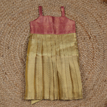 Gold and Pink Tissue Frock