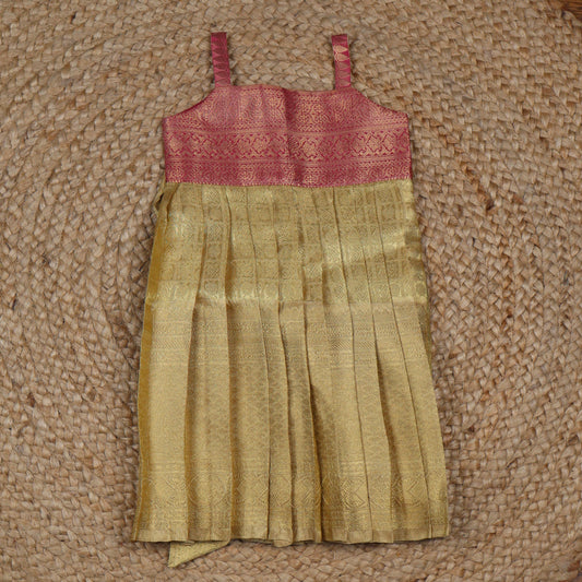 Gold and Pink Tissue Frock