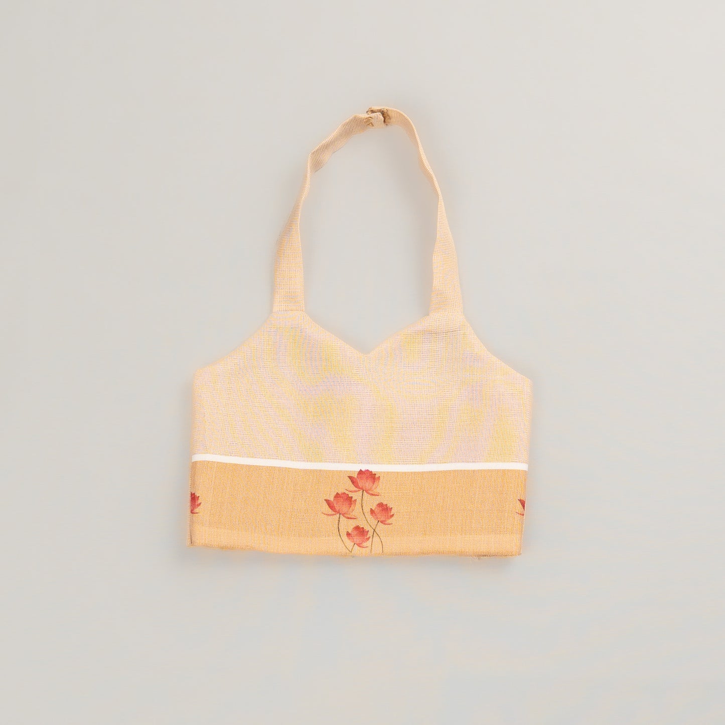 Lotus  Tissue Silk Lehenga Set for Girls