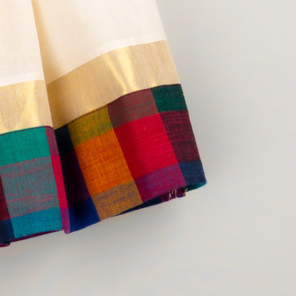Madras Checks Cotton Lehenga Set