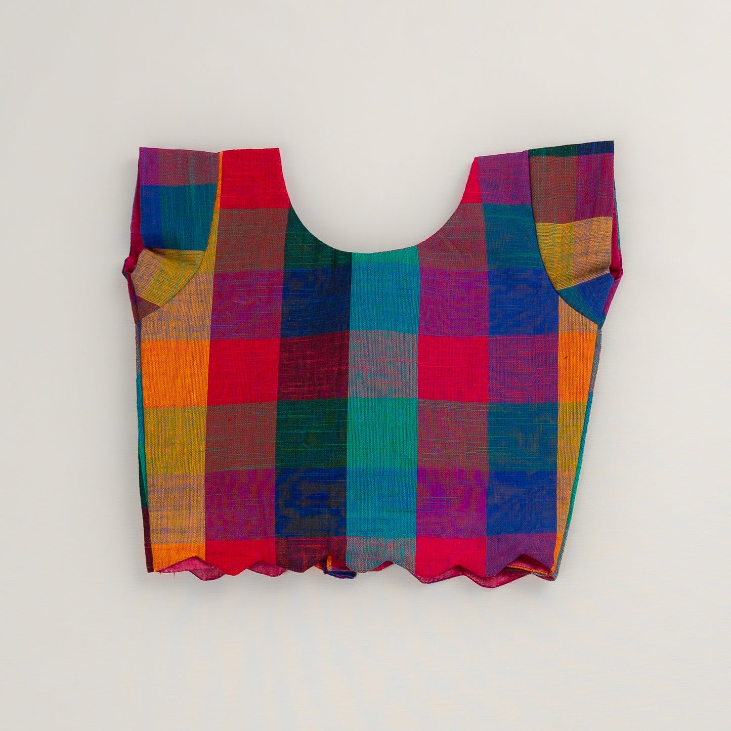 Madras Checks Cotton Lehenga Set