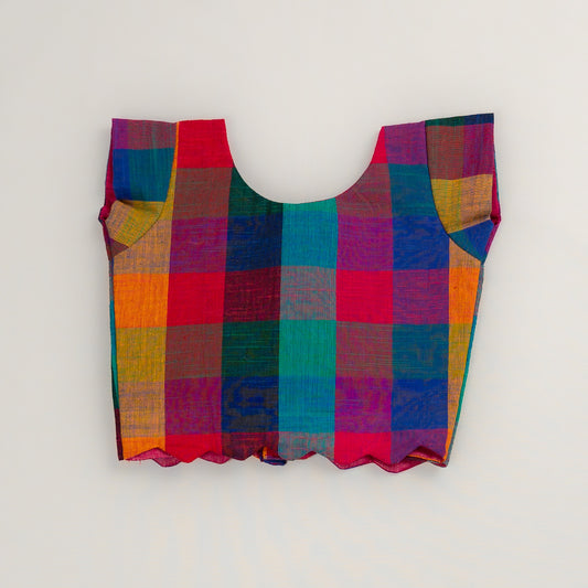 Madras Checks Cotton Lehenga Set