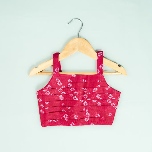 Pink Kota Bandhani Lehenga