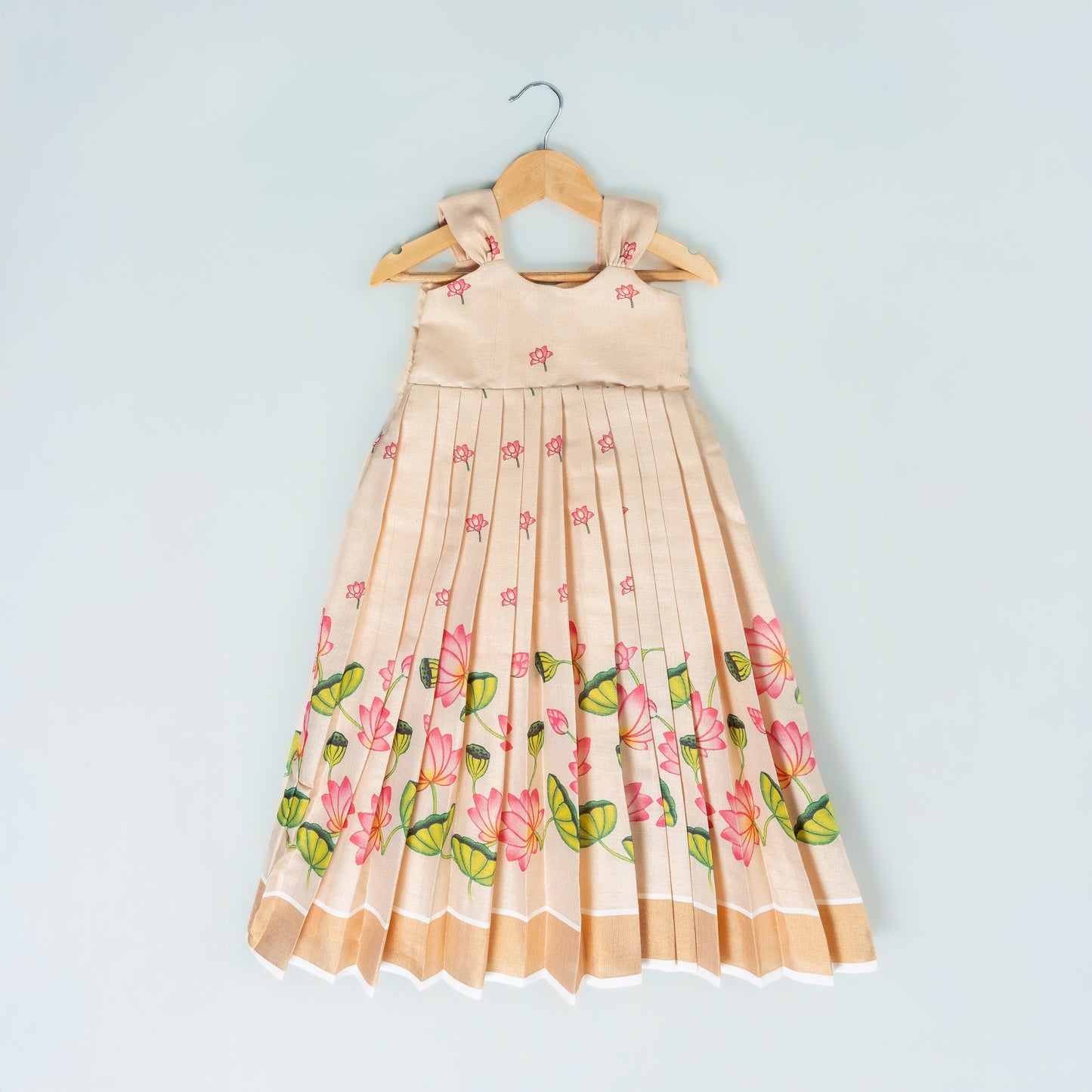 Lotus Pichwai Festive Frock