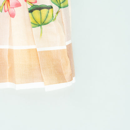 Lotus Pichwai Festive Frock