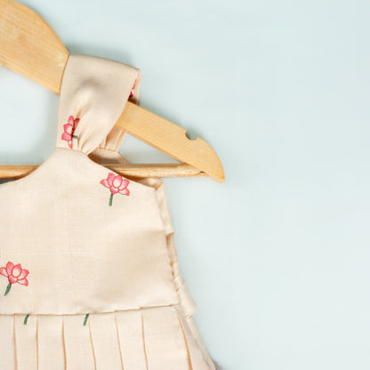Lotus Pichwai Festive Frock
