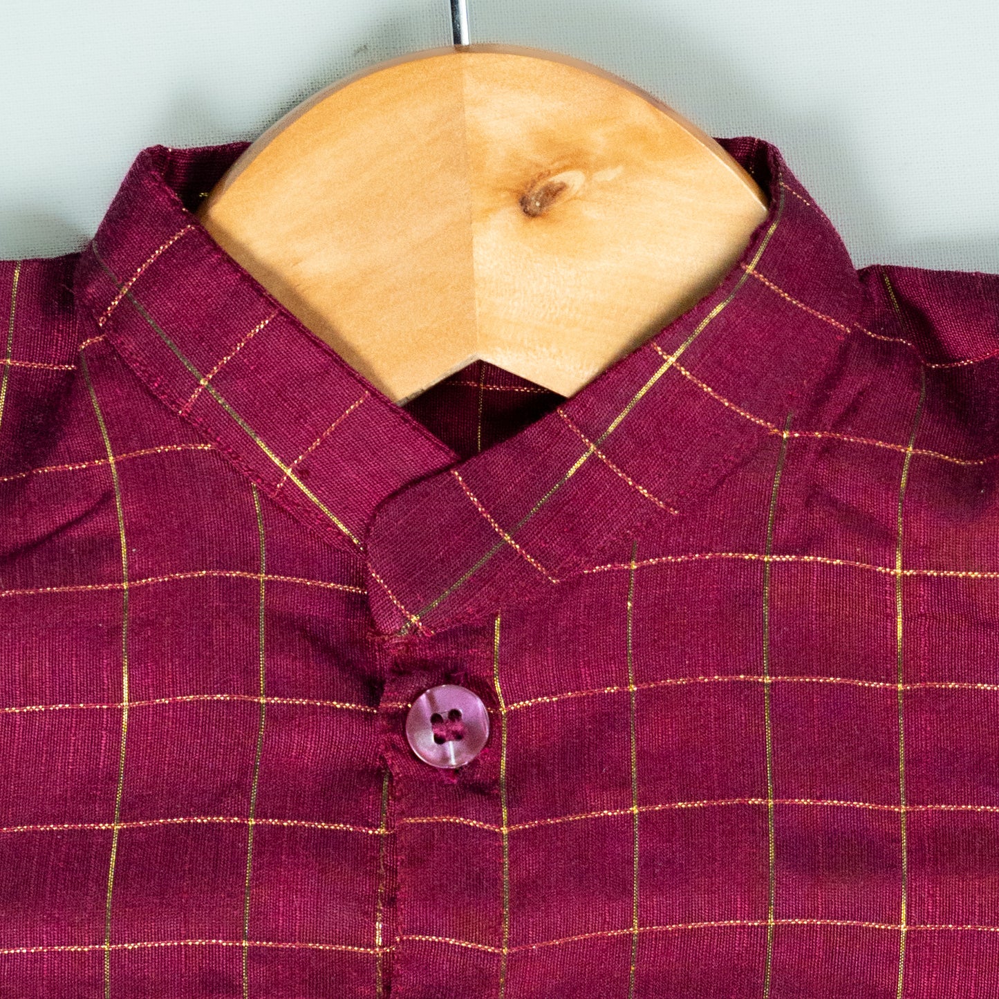 Wine Pink Veshti & Angavastram Set